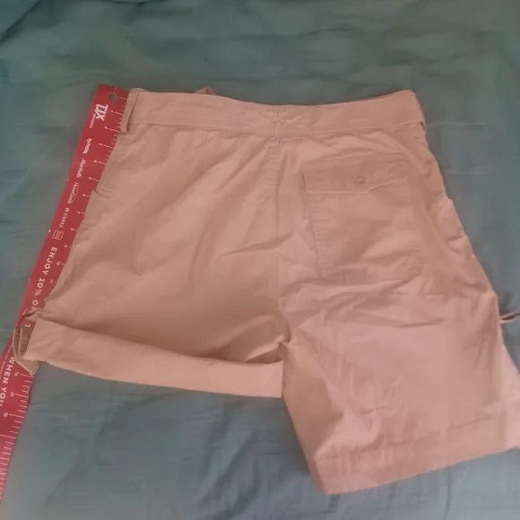 RALPH LAUREN SPORT ADJUSTABLE COTTON TAN SHORTS SIZE 8 - Picture 6 of 16